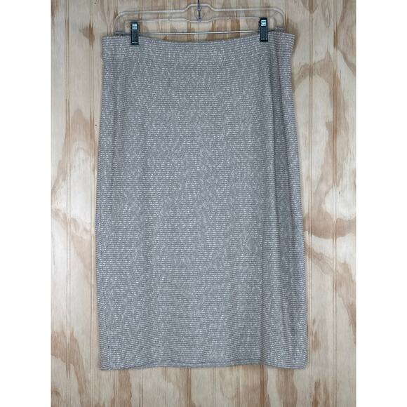 Vintage St John Collection Tan Beige Tweed Skirt Suit Jacket 12 Skirt 14/16 - Picture 11 of 12